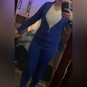 Zip-Up Jacket & Leggings Set ***Blue & Pink Colors***